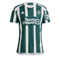 Camiseta Manchester United Jadon Sancho #25 Visitante Equipación 2023-24 manga corta